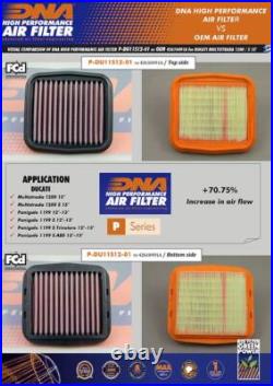 DNA Air Filter compatible for Ducati Streetfighter V2 (22-25) PN P-DU11S12-01