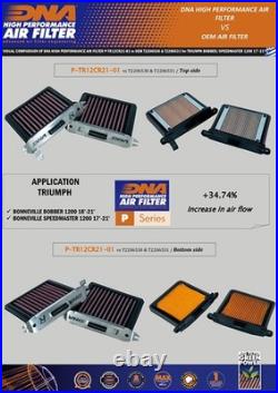 DNA Air Filter for Triumph Bonneville Speedmaster 1200 (18-25) PN P-TR12CR21-01