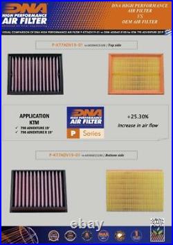 DNA High Performance Air Filter For KTM 890 Adventure R (21-22) PNP-KT7ADV19-01