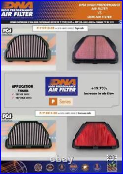 DNA High Performance Air Filter for Yamaha YZF R1/R1M 1000 (15-23) P-Y10S15-0R