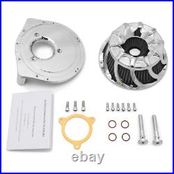 Drift Cut Chrome Air Filter For Harley Touring Road King 08-16 Softail 2016-2017 Drift Cut Chrome Air Filter For Harley Touring Road King 08-16 Softail 2016-2017