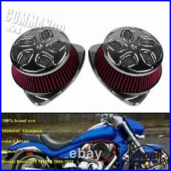 Dual Big Sucker Air Filter Cleaner For Suzuki Boulevard M109R VZR M1800 C1800