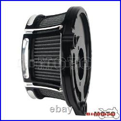 Exposed Air Cleaner Intake Filter Kit For Harley Dyna Street Bob FXST FXSB 00-17