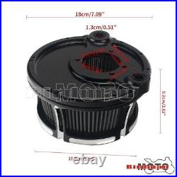 Exposed Air Cleaner Intake Filter Kit For Harley Sportster XL 883 1200 2004-2021