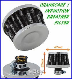 Fiat Oil Mini Breather Air Filter Fuel Crankcase Engine Car Bike Carbon