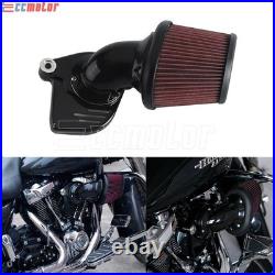 For Harley M8 Softail Touring Glide Heavy Breather Air Cleaner Intake Filter Kit
