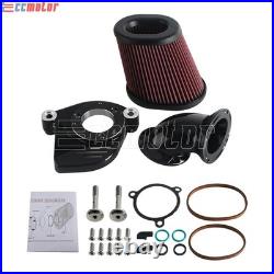 For Harley M8 Softail Touring Glide Heavy Breather Air Cleaner Intake Filter Kit