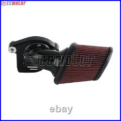For Harley M8 Softail Touring Glide Heavy Breather Air Cleaner Intake Filter Kit