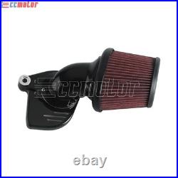 For Harley M8 Softail Touring Glide Heavy Breather Air Cleaner Intake Filter Kit