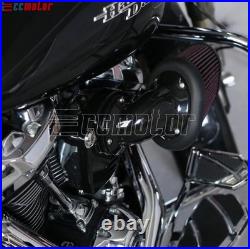 For Harley M8 Softail Touring Glide Heavy Breather Air Cleaner Intake Filter Kit