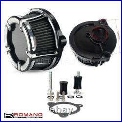 For Harley Touring Road King Electra Glide 17-20 CNC Air Cleaner Intake Filter