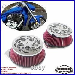 For Suzuki Boulevard M109R VZR1800 2006-2019 Dual Air Cleaner Air Intake Filter