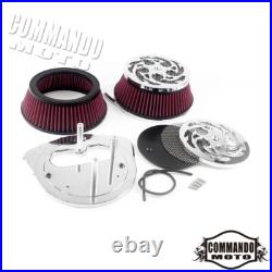 For Suzuki Boulevard M109R VZR1800 2006-2022 Dual Air Cleaner Air Intake Filter
