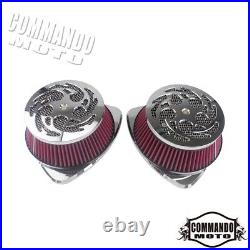 For Suzuki Boulevard M109R VZR1800 2006-2022 Dual Air Cleaner Air Intake Filter