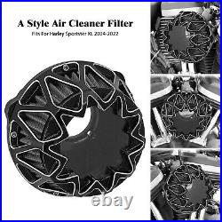 Gray Intake Black Air Cleaner Filter Fit For Harley Sportster 1200 883 2004-2023