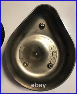 Harley Davidson S&S Slasher Teardrop Chrome Air Cleaner Cover S&S 378 With Filter