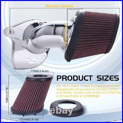 Heavy Breather Air Cleaner Intake Filter For harley touring Glide softail 17-22