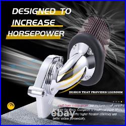 Heavy Breather Air Cleaner Intake Filter For harley touring Glide softail 17-22