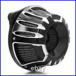 Hollow Cut Air Cleaner Filter For Harley Softail Slim Fatboy Heritage 00-15