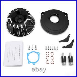 Hollow Cut Air Cleaner Filter For Harley Softail Slim Fatboy Heritage 00-15