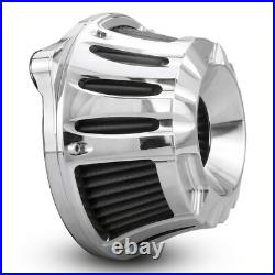 Hollow Cut Stage 1 Air Intake Filter Chrome For Harley Sportster Iron 883 1200 Hollow Cut Stage 1 Air Intake Filter Chrome For Harley Sportster Iron 883 1200