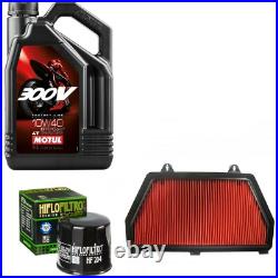 Honda CBR 600 2009 Motul 300v 10w40 4L Oil Air Filter Service Kit Honda CBR 600 2009 Motul 300v 10w40 4L Oil Air Filter Service Kit