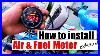 Installing-Air-Fuel-Meter-On-Honda-Supercub-50-Motorcycle-01-sdj