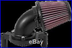 K&N Black Motorcycle Aircharger Intake System 08-16 Harley Touring Bagger FLHX