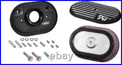 K&N Custom Air Filter Assembly with Cotton Material For Harley Davidson RK-3956 K&N Custom Air Filter Assembly with Cotton Material For Harley Davidson RK-3956