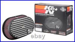 K&N Custom Air Filter Assembly with Cotton Material For Harley Davidson RK-3956 K&N Custom Air Filter Assembly with Cotton Material For Harley Davidson RK-3956