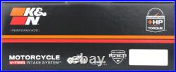 K&N Custom Air Filter Assembly with Cotton Material For Harley Davidson RK-3956 K&N Custom Air Filter Assembly with Cotton Material For Harley Davidson RK-3956