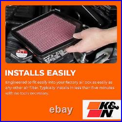 K&N Filters High-Flow Air Filter Performance Air Upgrade System HA-6089