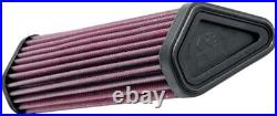 K&N High Flow Air Filter For Ducati MultiStrada 1200 2010-2012 Black/Red