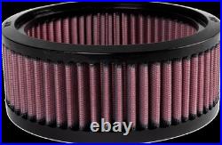 K & N Moto Motorcycle Replacement High-Flow Air Filter Black / Red E3226