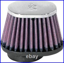 K & N Motorcycle Clamp-On Air Filter Chrome For Yamaha SRX 600 1986-1989