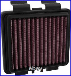 K&N Motorcycle High-Flow Air Filter Black / Red For Honda CRF 300 L 2021-2025