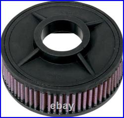 K&N Motorcycle High-Flow Air Filter Black / Red For Kawasaki VN 400 1994-1998
