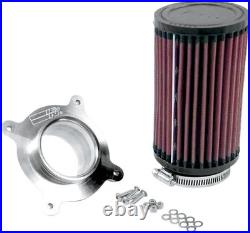 K&N Motorcycle High-Flow Air Filter Black / Red For Yamaha YFM 700 2013-2025