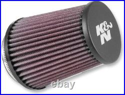 K & N Motorcycle Replacement Air Filter for Aircharger Intake System Black / Red