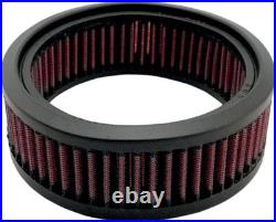 K & N Motorcycle Replacement High-Flow Air Filter Black / Red E3225