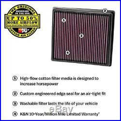 K&N RC-2314 Motorcycle Universal Chrome Air Filter Pack of 4