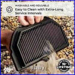 K and N BU-9003 Motorcycle Replacement Air Filter