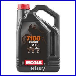 KFX 700 Air Oil Filter Service Kit Motul 7100 10w40 4L Kawasaki 2004 Inc Wrench