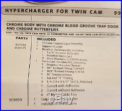 Kuryakyn 9992 Blood Groove Hypercharger Motorcycle Air Cleaner Hood, CHROME