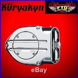 Kuryakyn Chrome Blood Groove Hypercharger 93-99 HD EVO Big Twin Motorcycles 9990