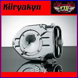 Kuryakyn Chrome Standard Hypercharger for Harley Davidson Motorcycles 8453