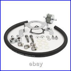 MCS Motorcycle Air Cleaner Adapter Bracket Kit Chrome For 99-17 Twin Cam With CV MCS Motorcycle Air Cleaner Adapter Bracket Kit Chrome For 99-17 Twin Cam With CV