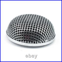 MCS Motorcycle Breather Style Air Cleaner Assembly Round Chrome For 90-17 BT