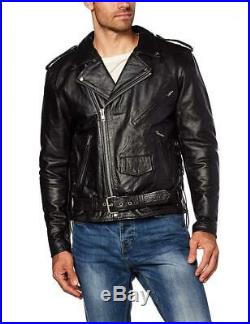 MILWAUKEE LEATHER Men's Classic Side Lace Police Style Motorcycle Large