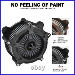 Matt Black Air Filter Cleaner For Harley Softail 00-15 Fat Bob Super Glide 00-17